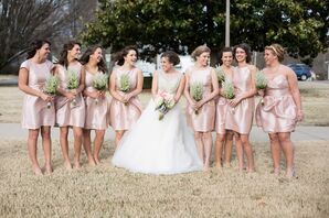 bridesmaid dresses in memphis tn Abbie Dress in Champagne main image 0