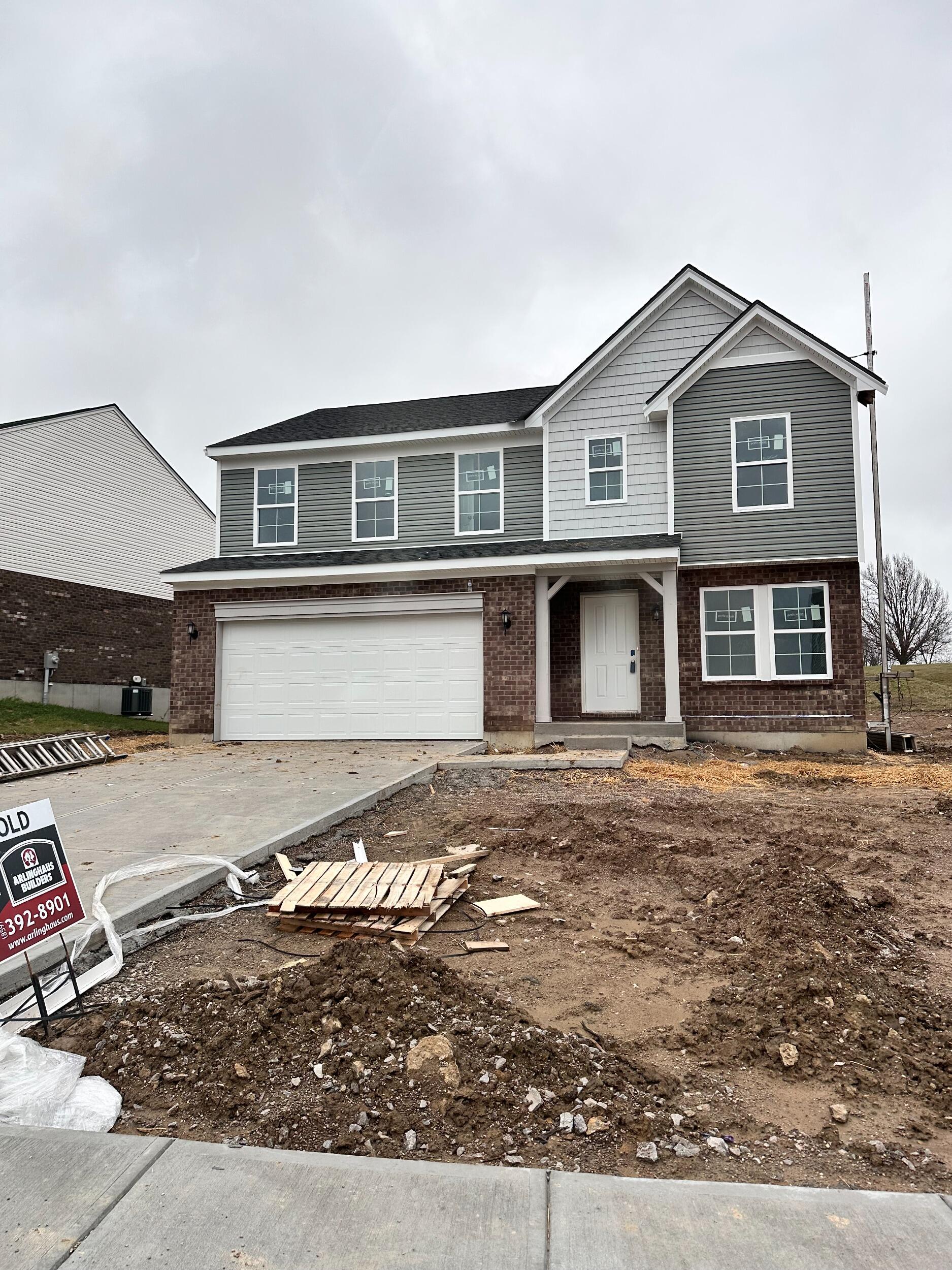 Our House, before it was finished.