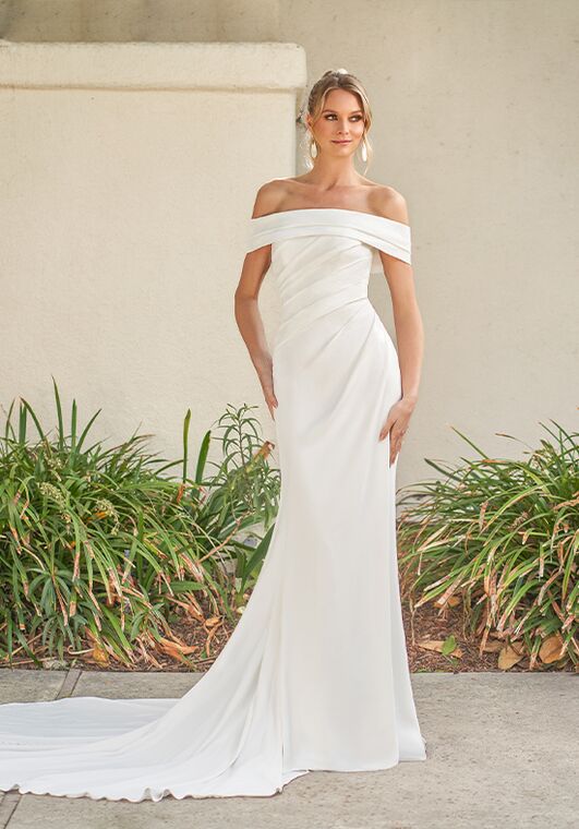 Jasmine Couture SLOANE Fit-and-Flare Wedding Dress - 2