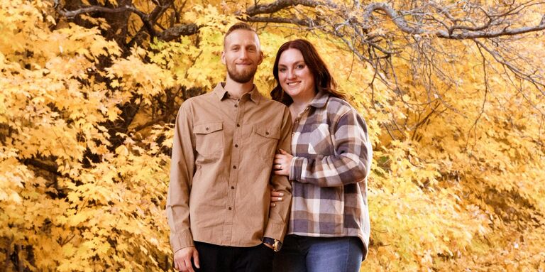Megan & Brandon Home Page Banner