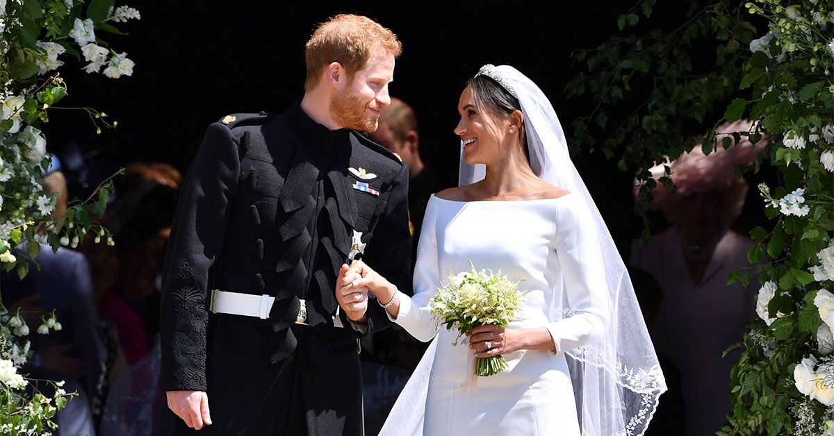 Pregnant Meghan Markle Looked Happy in New Royal Wedding Jewelry