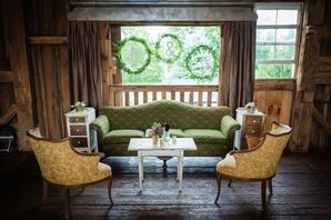 Vintage Settee Cocktail Lounge