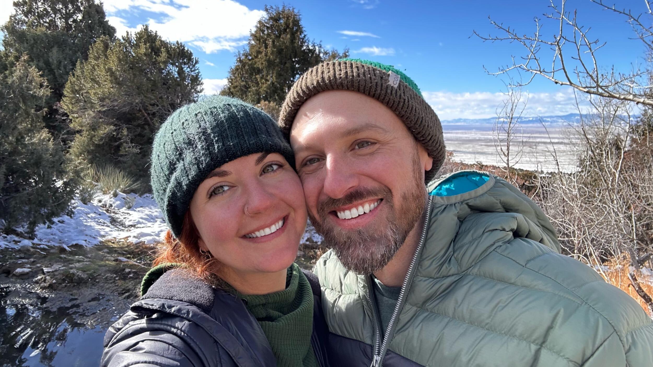 Our first trip together -  into the Rockies for some hot springs -  getting to know each other better through quality time and mountain adventures.