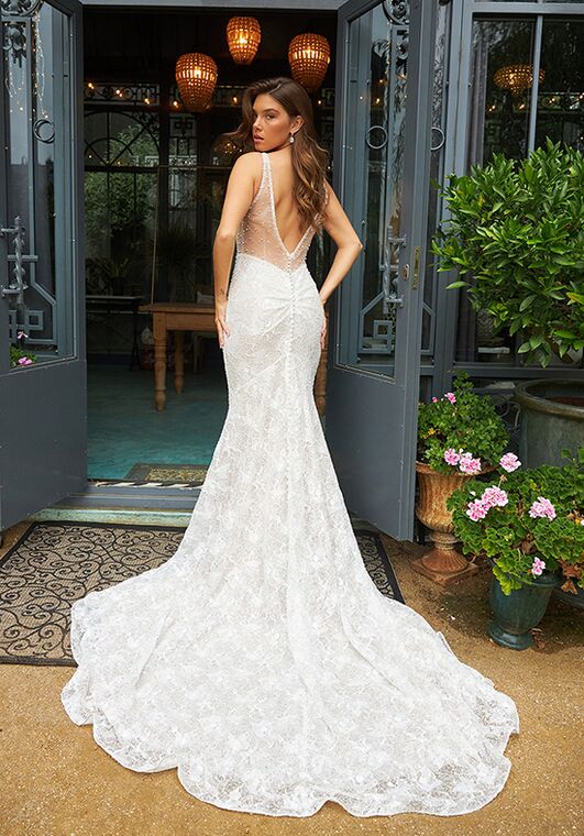 Martina Liana 1697 Column Wedding Dress - 2