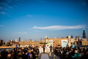 Ignite Glass Studios Rooftop Ceremony