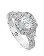 Christopher Designs Vintage Cushion Cut Engagement Ring - thumbnail - 1