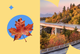Best Honeymoon Road Trip Destinations of 2023-2024 according to the knot editors photo of the blue ridge parkway