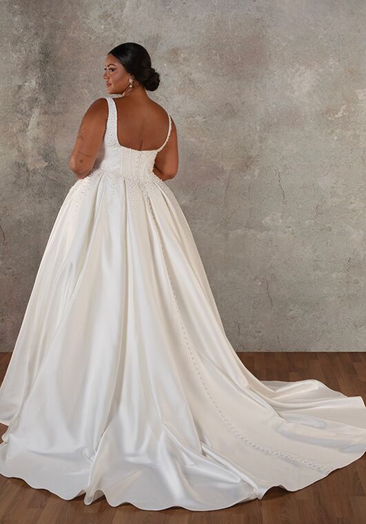Essense of Australia D4418+ A-Line Wedding Dress - 2