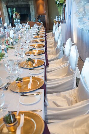 Gold Plated and Succulent Favors