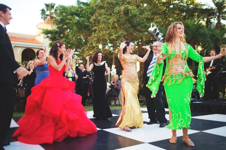 “The element of having our cultures incorporated with the mini "Zaffa" belly dancers and Arabic drummers for the reception entrance added a unique touch many had not experienced,” say Amina.