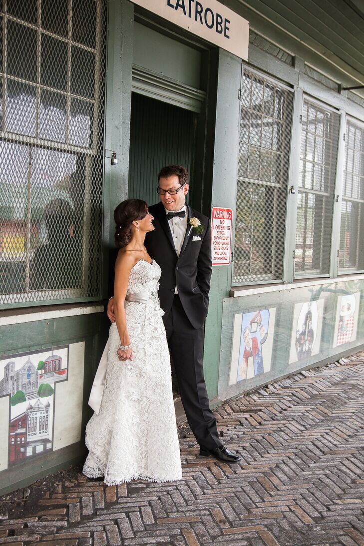 Newlyweds at DiSalvo's Station Restaurant