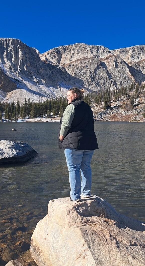 Dan was sneaking photos of a gal that he was intrigued by at Medicine Bow State Park, WY.