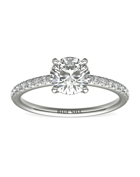 Blue Nile Round Cut Engagement Ring - 1