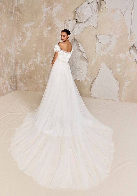 Justin Alexander Signature Atwood Fit-and-Flare Wedding Dress - 3