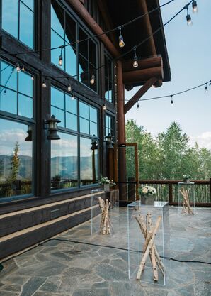 Wedding Cocktail Hour at Beaver Creek Resort in Avon, Colorado