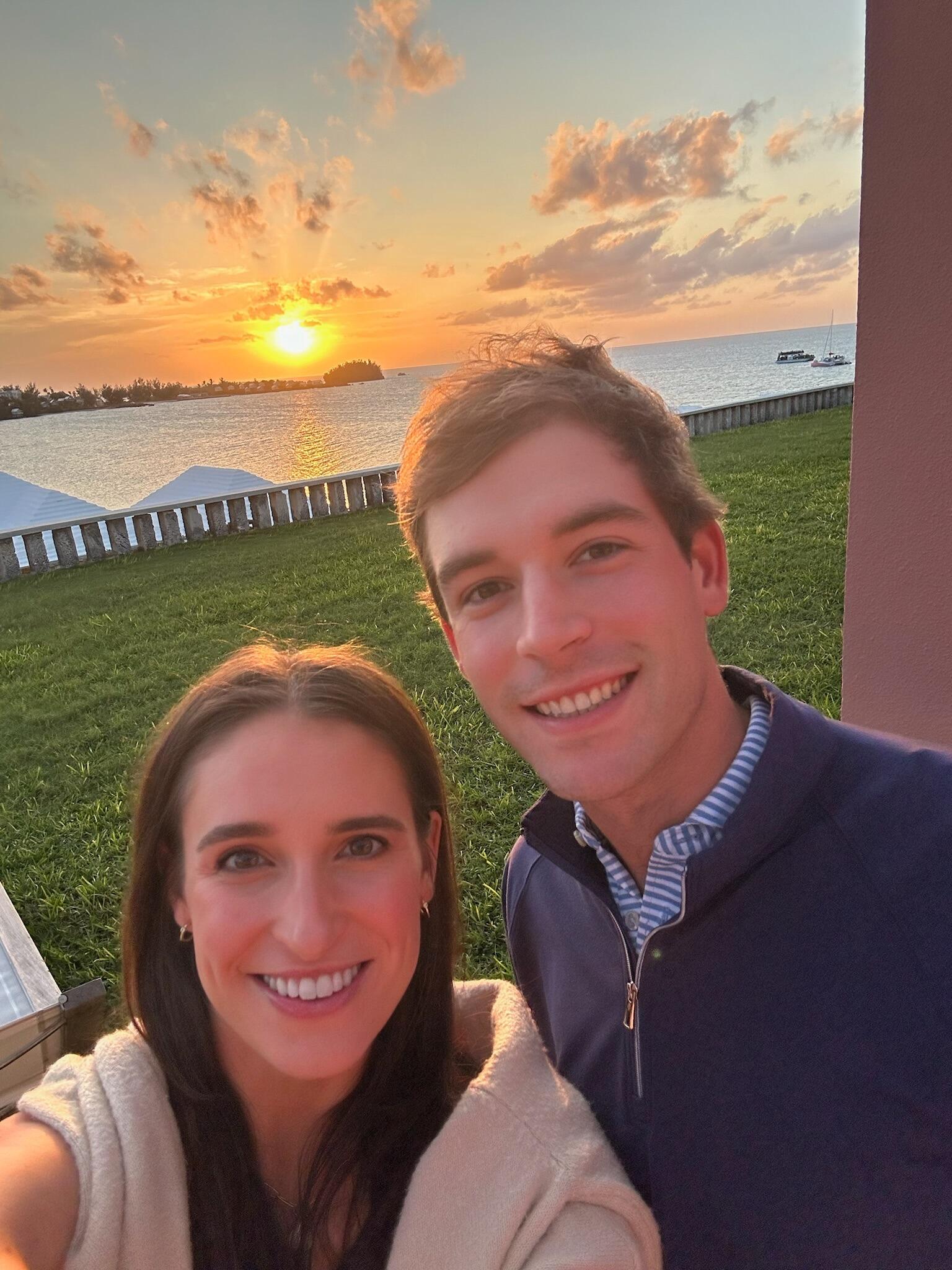 We went on a trip to Bermuda together...