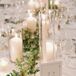 Long, Winding Greenery Table Runner With Live Leaves, Candles, Simple