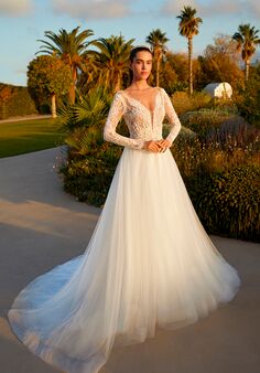 Demetrios 8120 A-Line Wedding Dress