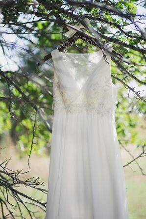 3 4 sleeve lace sheath dress Elegant Cream Scalloped Neckline 3D-printed lace 3/4 sleeve Wedding dr –  Rosymae