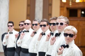 Zachary and Groomsmen with Sunglasses and Bowties