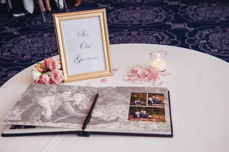 Romantic Photo-Oriented Wedding Guest Book