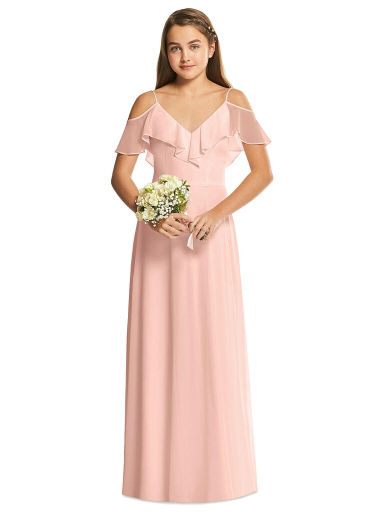 Lela Rose leaf guipure lace ruffle skirt dress
