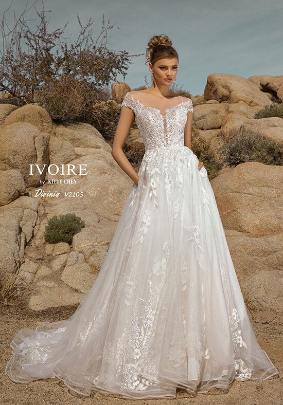 IVOIRE by KITTY CHEN DIVINIA,V2105 A-Line Wedding Dress - 1