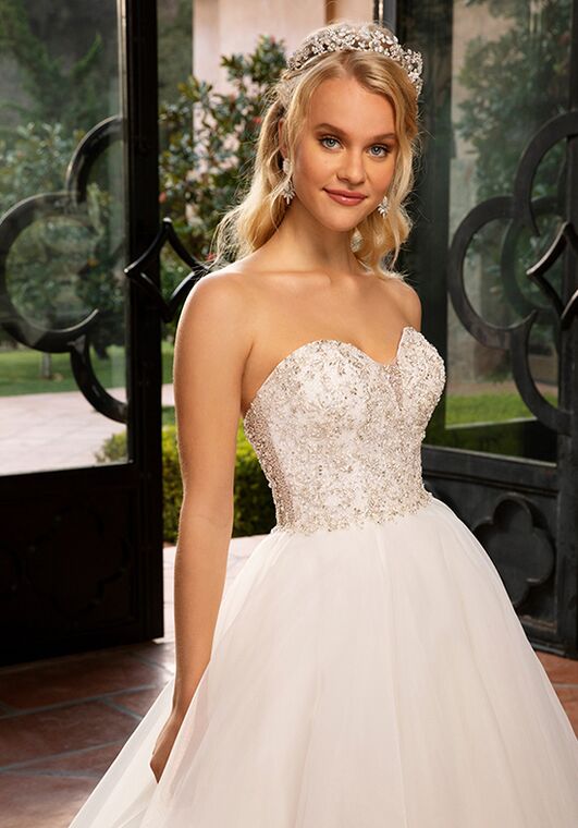 Casablanca Bridal 2379 Chelsi Ball Gown Wedding Dress - 2