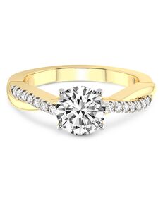 Friendly Diamonds Unique Princess, Asscher, Cushion, Emerald, Heart, Marquise, Pear, Radiant, Round, Oval Cut Engagement Ring
