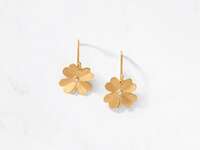 floral bridal earrings