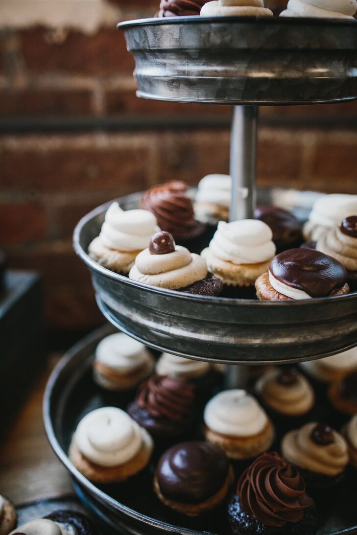 Industrial Metal Cupcake Stand