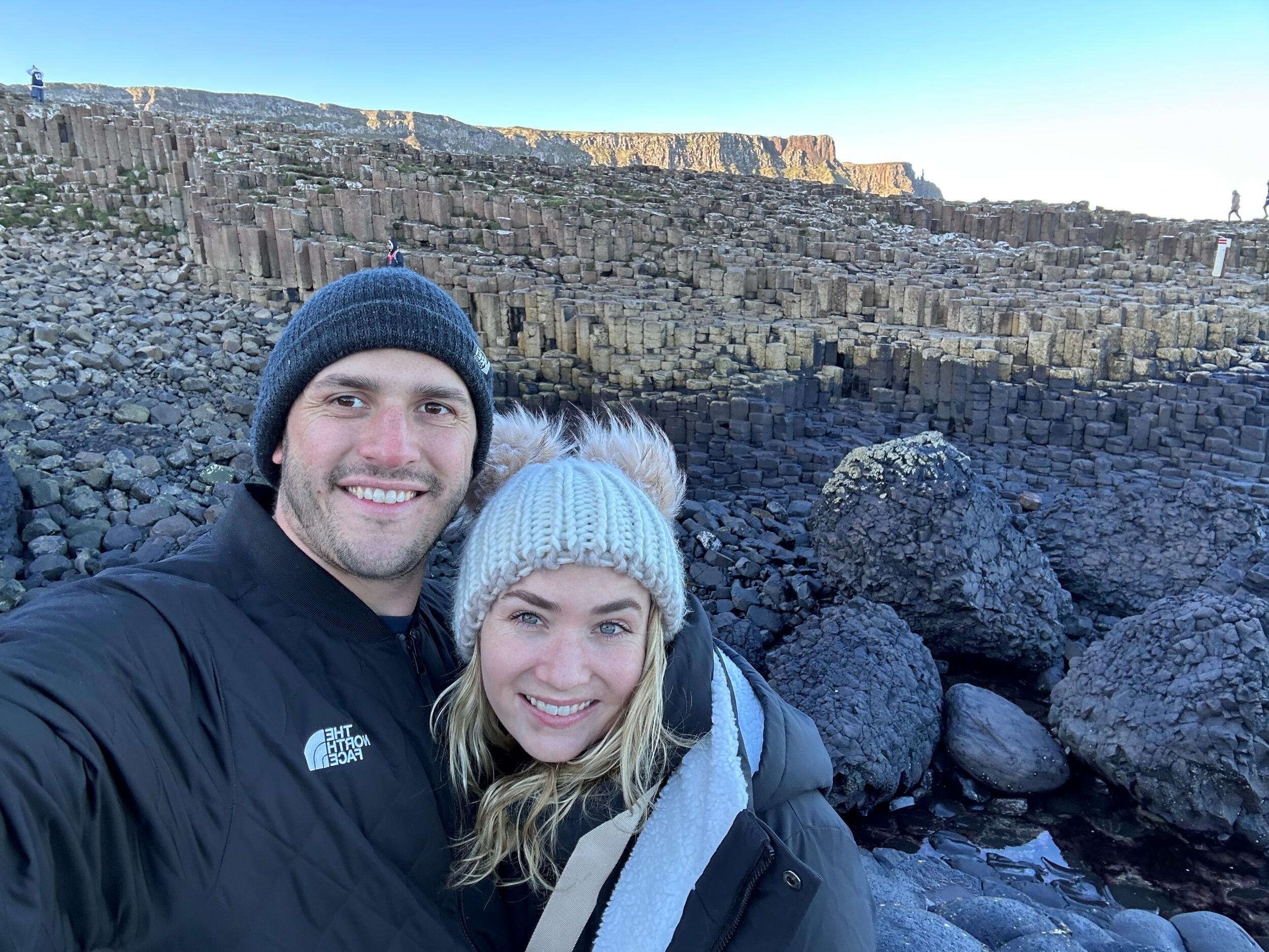 Across the pond: checking out the Giant's Causeway in Northern Ireland. 