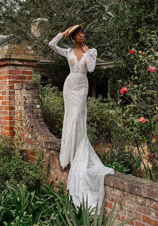 Wilderly Bride Beth Sheath Wedding Dress - 2