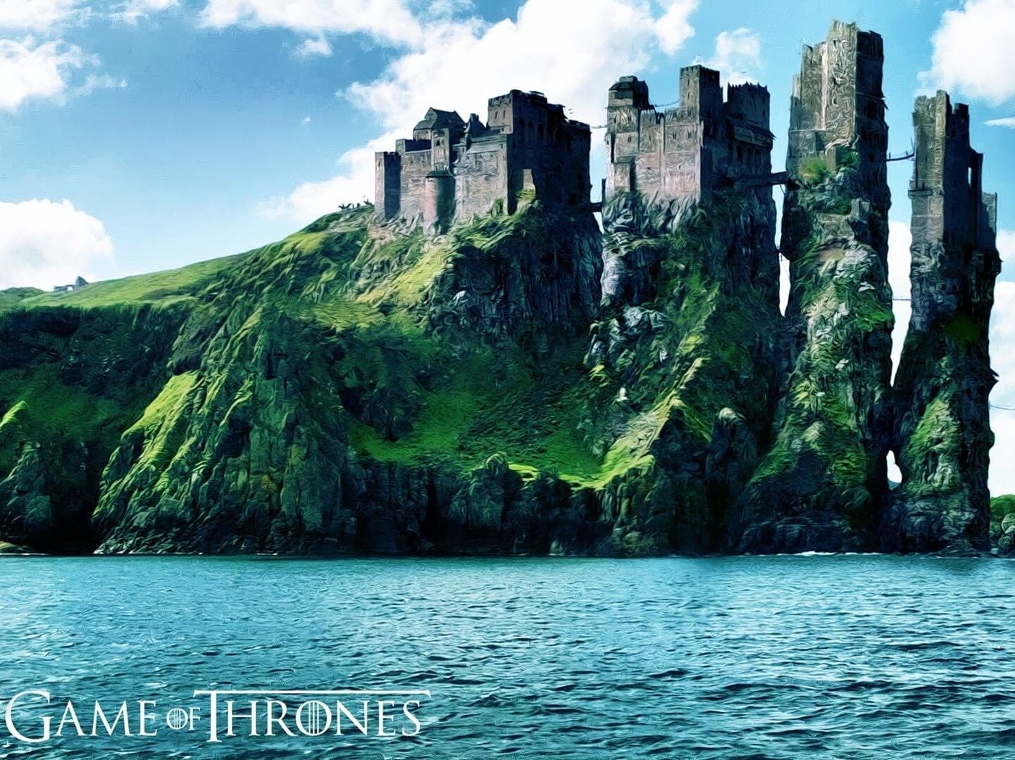 Picture of Dunluce Castle / Pyke Castle of House Greyjoy (Game of Thrones)