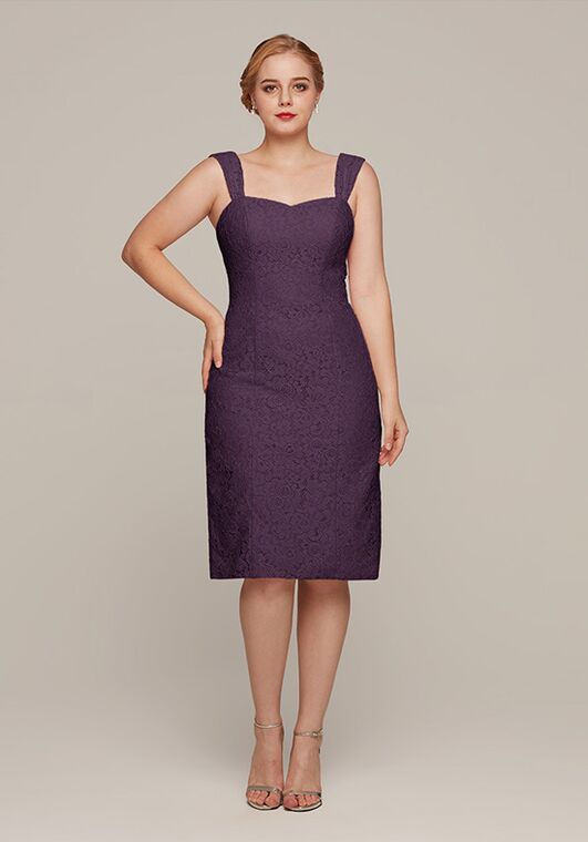 AW Bridal AW Karla Dress Purple Mother Of The Bride Dress - 3