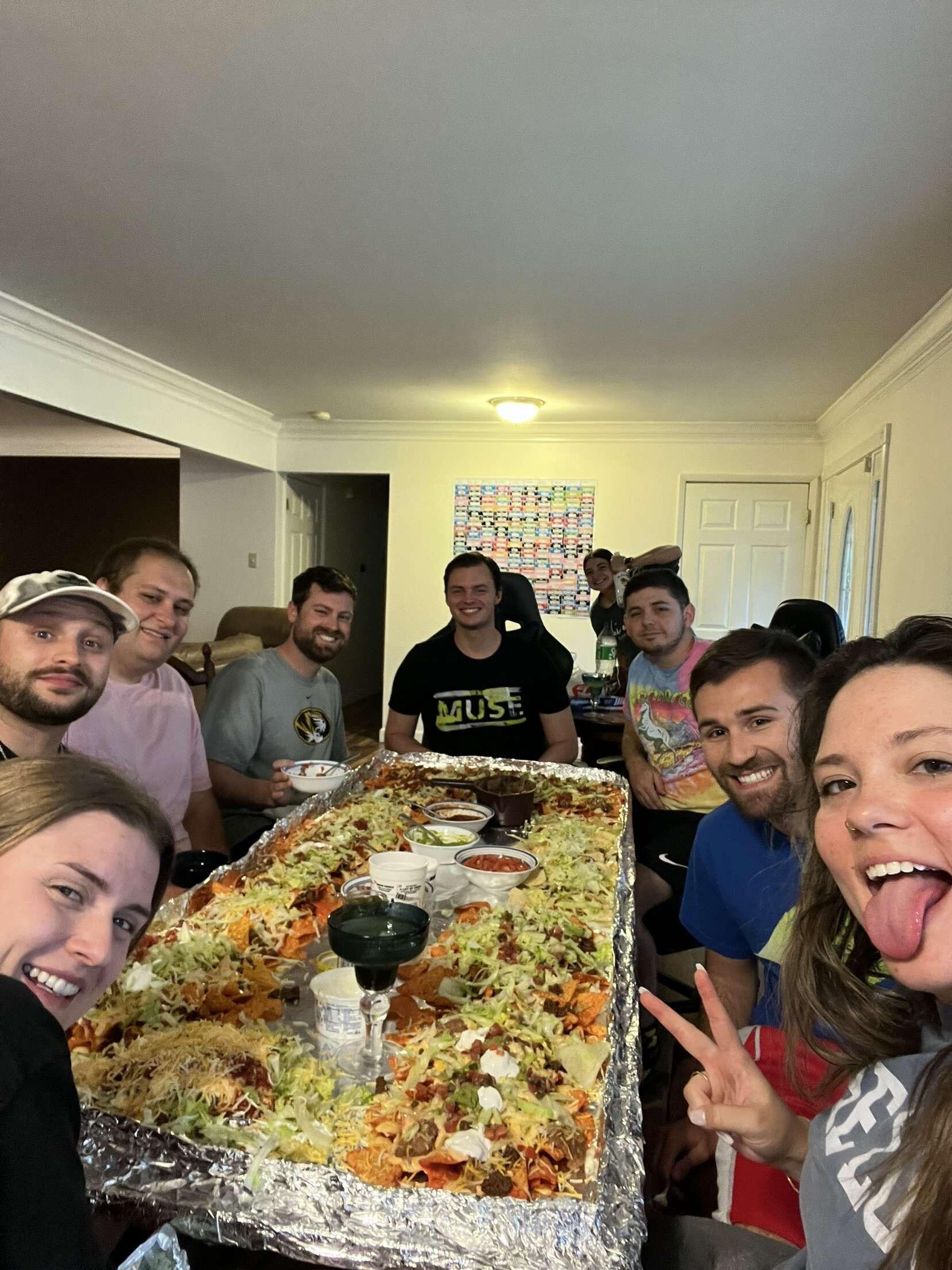 A nacho table or 2