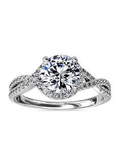 Blue Nile Round Cut Engagement Ring