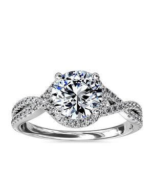 Blue Nile Round Cut Engagement Ring