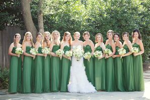 laurel green bridesmaid dresses Apr 4 2020 laurel green sage green sagebrush green wedding color ideas with bridesmaid  dresses 2020 #wedding #weddi