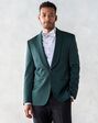 The Black Tux Emerald Shawl Jacket Tuxedo Green Tuxedo - thumbnail - 2