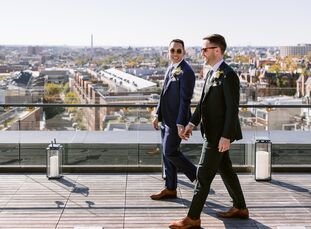 Although the pandemic forced Phil and Kellen to postpone their larger wedding celebration, they didn’t want to wait to get legally married. The couple