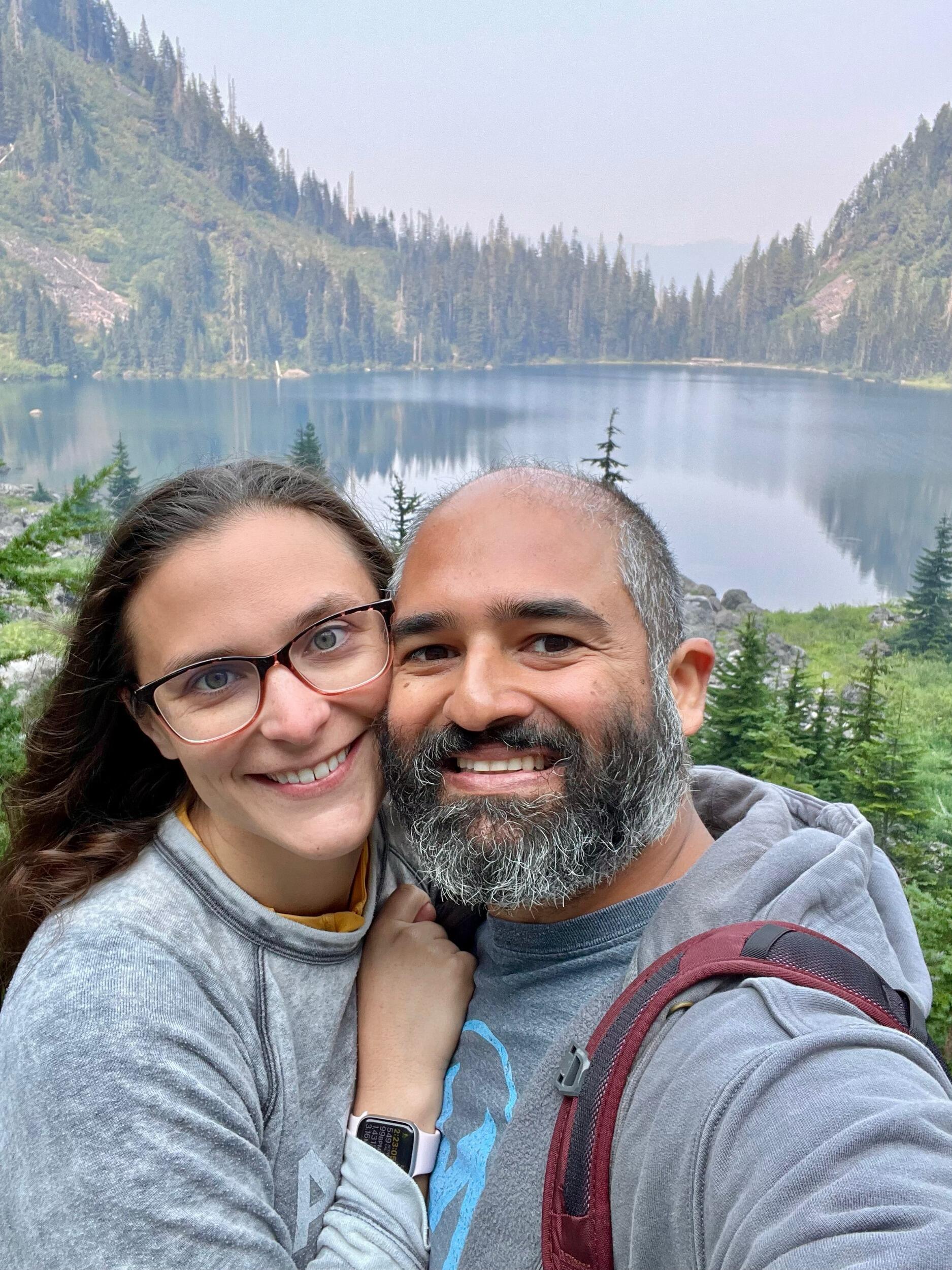 They bonded over a shared love of hiking and travel in places like Lake Twenty-Two in Seattle