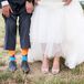 Funky, Colorful Groom’s Socks