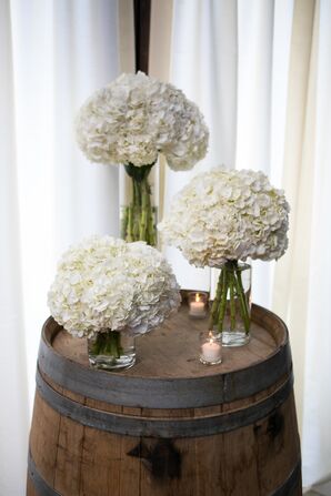 White Hydrangeas