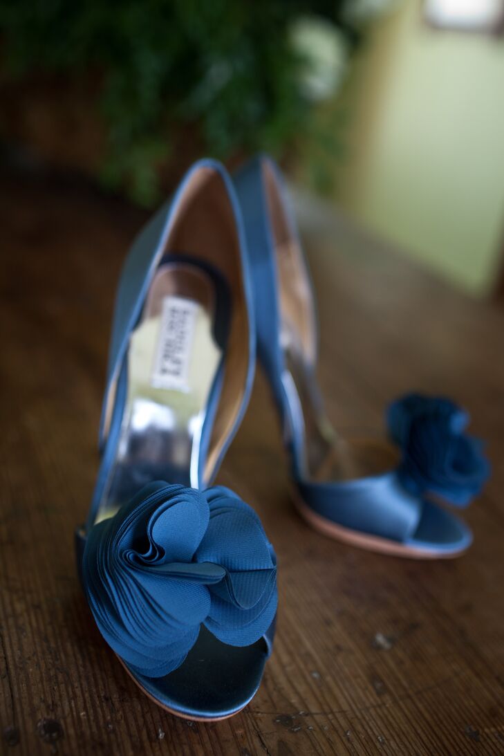 Badgley Mischka Ruffled Shoes