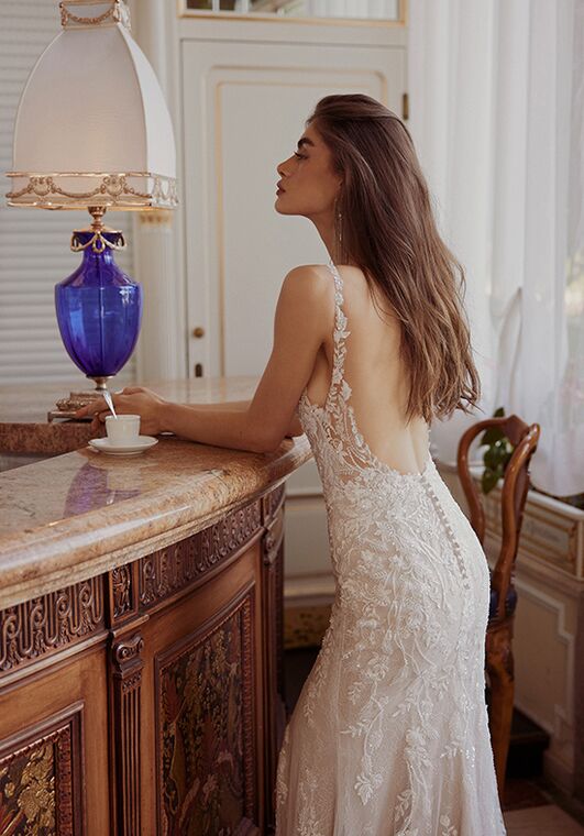 Justin Alexander Italia Fit-and-Flare Wedding Dress - 3