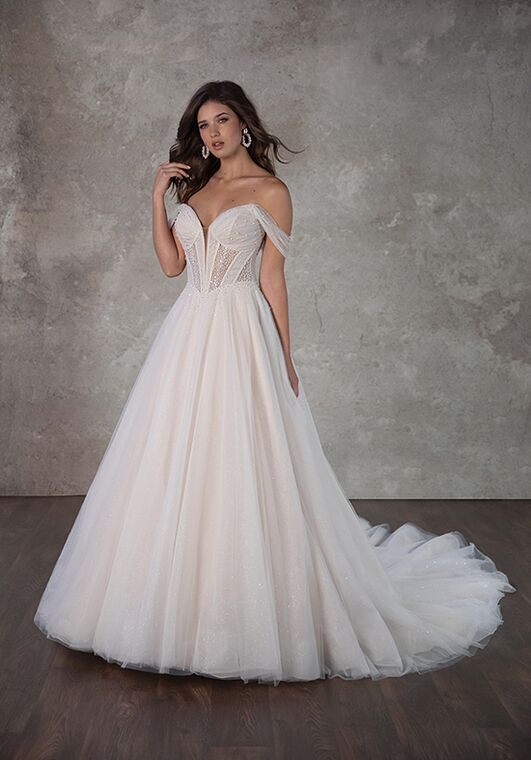 Essense of Australia D4130 Ball Gown Wedding Dress - 2