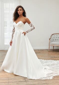 Adrianna Papell Platinum 31254 Ball Gown Wedding Dress