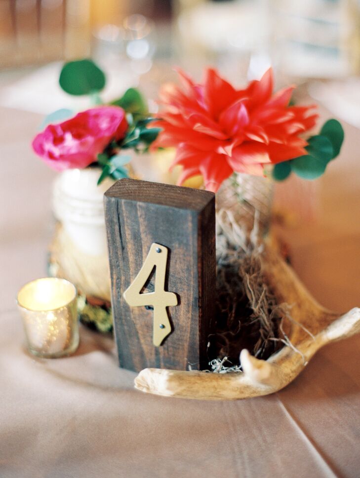 Handmade Wood Table Numbers