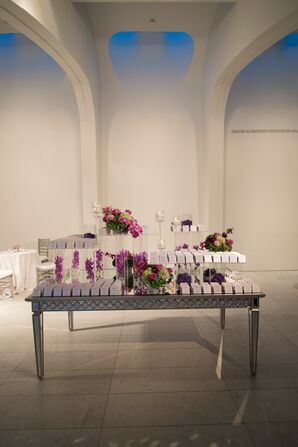 Metallic Modern Escort Card Table